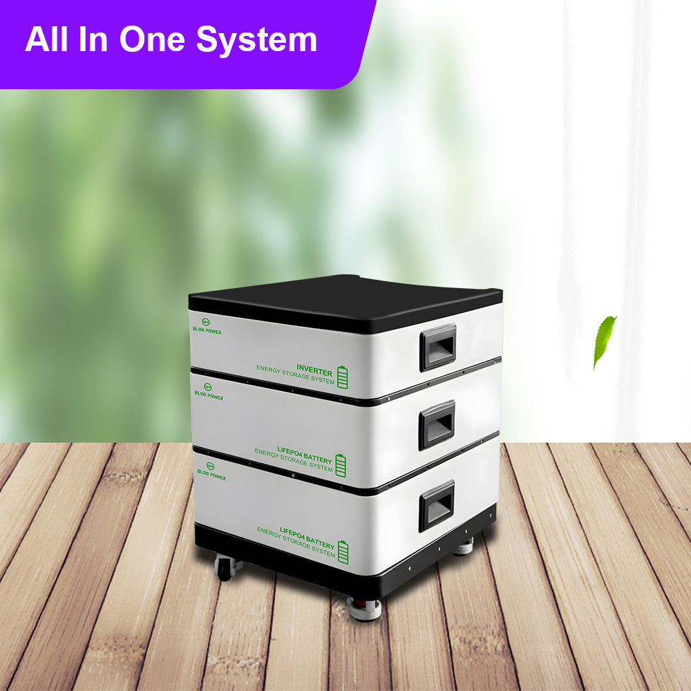 Zhengde Hanyuan (Shenzhen) Technology Co., Ltd. (Bloo Power) - Speicher - 15Kwh All In One Stackable LiFePo4 Lithium Batt... BP-HB-ALL-15KWH - Art. 29733