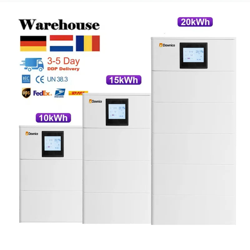 15kWh 20kwh 30kwh 50kwh High Voltage Stack Battery 10kwh 20kwh 30kwh Home Energy Storage Battery - Art. 29963