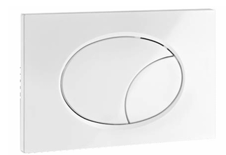 Techmac Betätigungsplatte weiß, Ersatz für Geberit Sigma 01