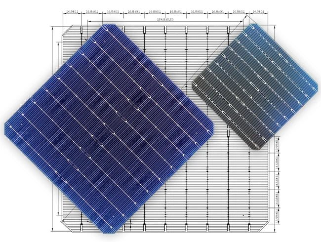 Sunlike Solar Co., Ltd. - Zellen - 166*166 Mono M166B9B 22,4 - Art. 23448