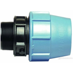 Unidelta PE-Klemmverbinder mit Außengewinde, Ø 32 mm x AG 1″