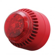 Beveiliging Discount Maxi Sirene Sirene mit Blitzlicht rot