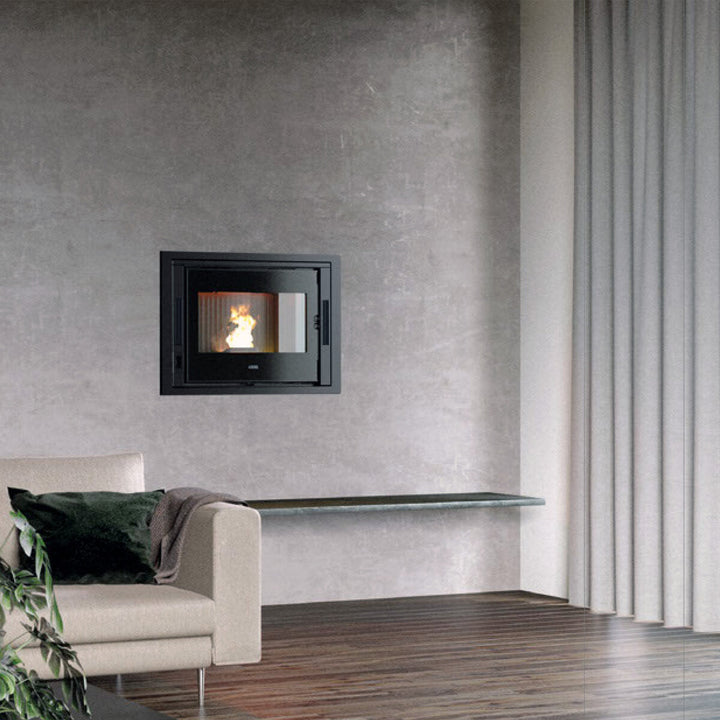 Cadel Zefiro 9 luftgeführt canalizzabile – Pelletofen, 9 kW, WLAN