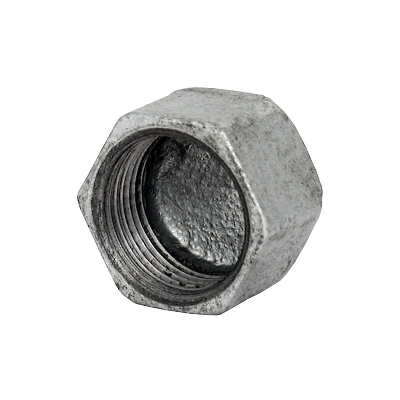 Kappe IG 1 1/2" – Gewindefitting aus Eisen