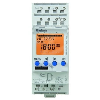 THEBEN 3660100 Ruimteklokthermostaat 90 mm