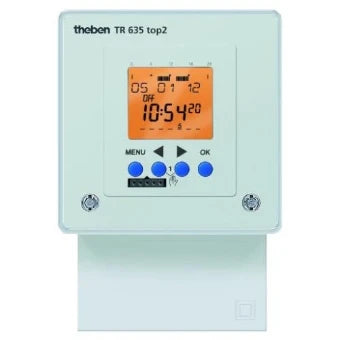 THEBEN 6350100 Digitale Schaltuhr fuer Schalttafelbau 72 mm