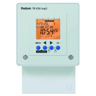 THEBEN 6360100 Digitale Schaltuhr fuer Schalttafelbau 72 mm