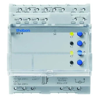 THEBEN 6490104 Digitale Schaltuhr fuer Schalttafelbau 70 mm