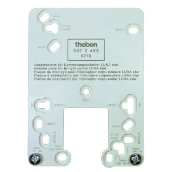THEBEN 9070486 Bedienelement / Zentralplatte Schalterprogramm 78 mm