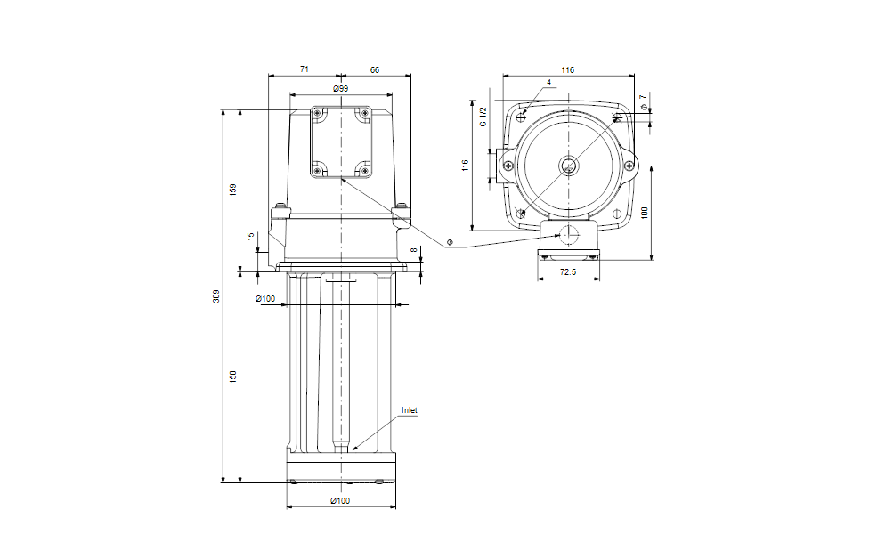 GRUNDFOS EINTAUCHPUMPEN MTA 20H-150 A-W-B-T Art. 97989301