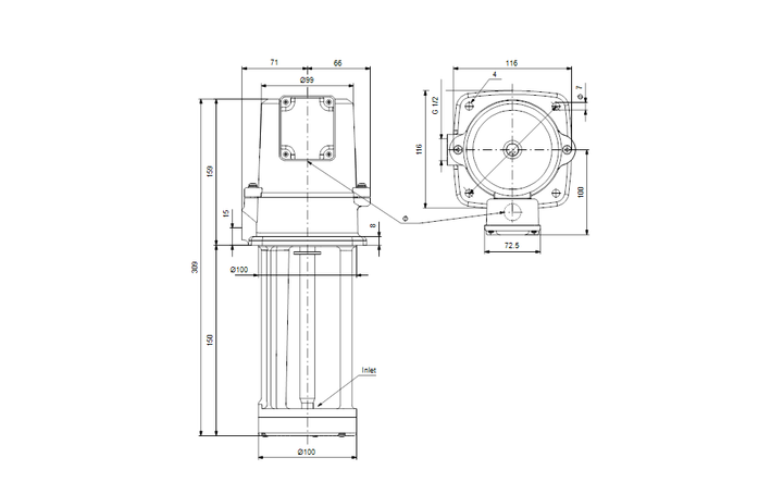 GRUNDFOS EINTAUCHPUMPEN MTA 20H-150 A-W-B-T Art. 97989301