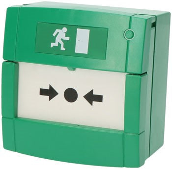 Beveiliging Discount BIM434 Handmelder grün mit Isolator
