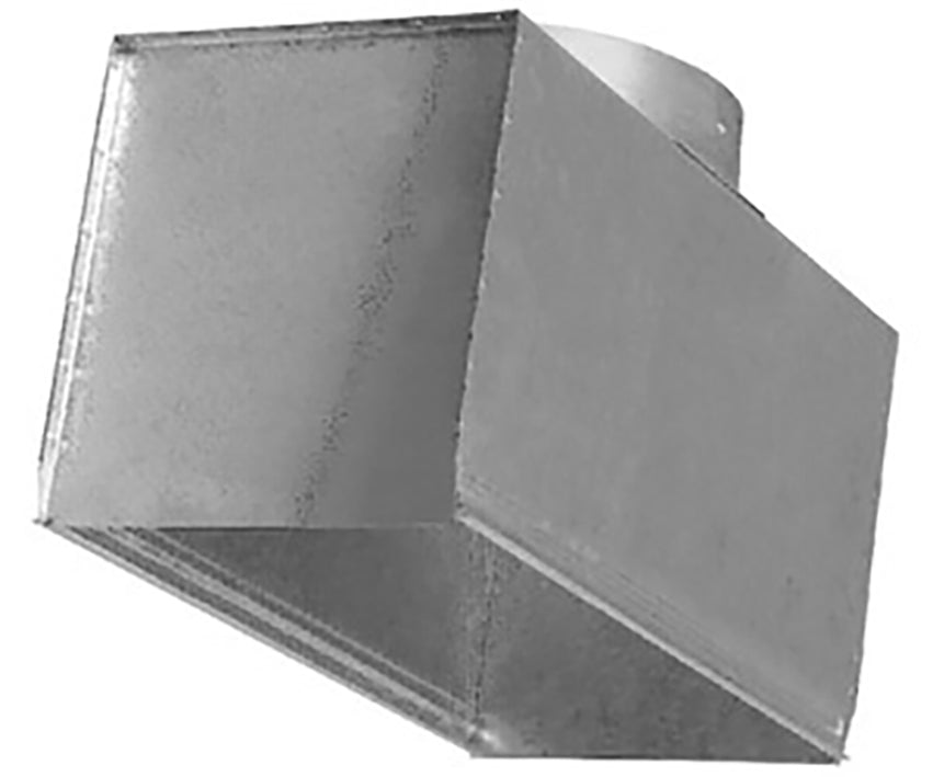 Escoclima Plenum-Anschlusskasten zum Anschrauben des Gitters, Stutzen hinten 300x300x200 mm Ø 250 mm RM99388