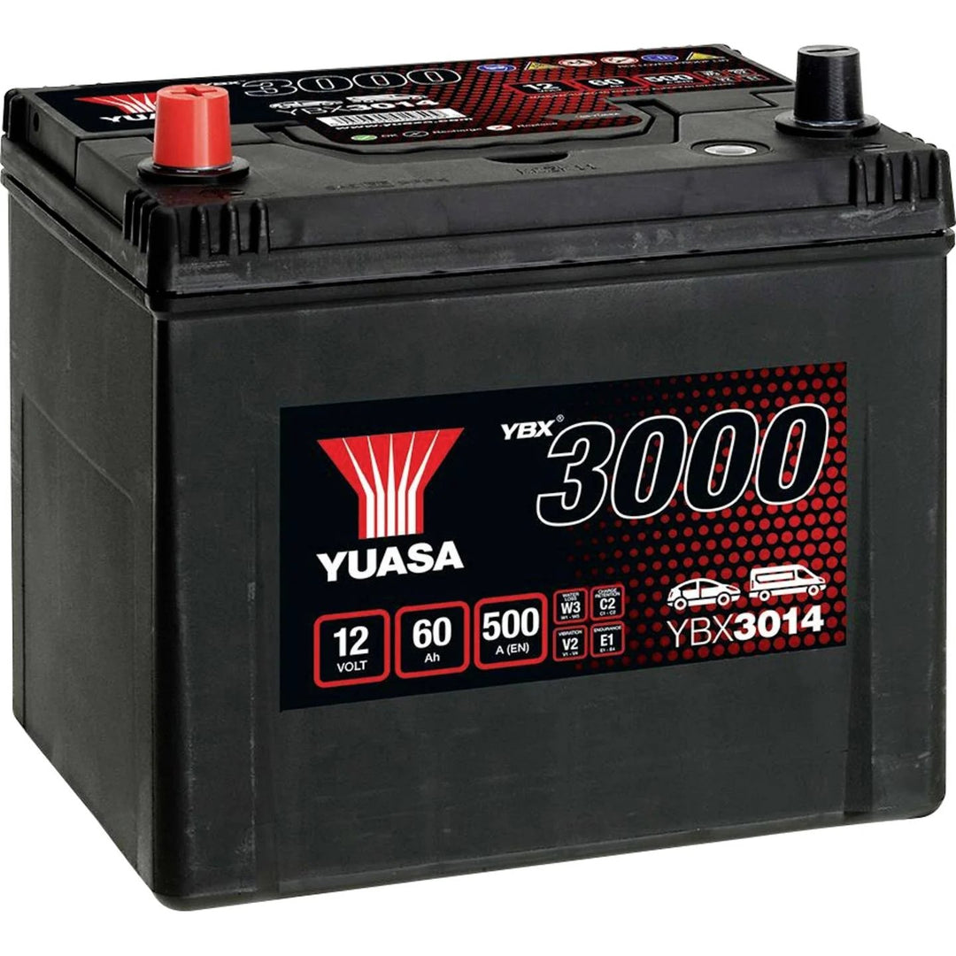 Yuasa Autobatterie YBX3014 12V 60Ah 500A (YBX3000 Serie)