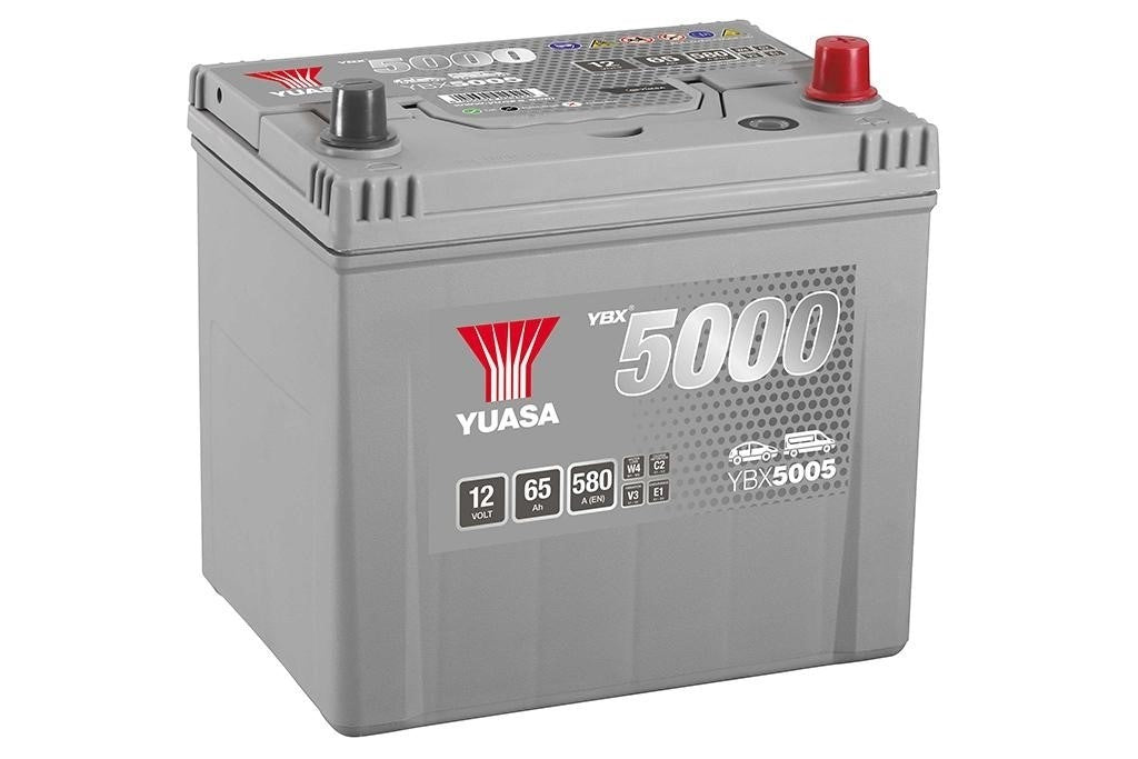 Yuasa Autobatterie YBX5005 12V 65Ah 580A (YBX5000 Serie)