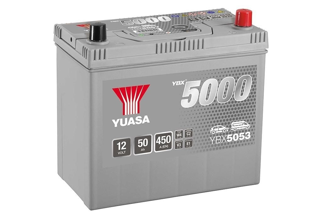 Yuasa Autobatterie YBX5053 12V 50Ah 450A (YBX5000 Serie)