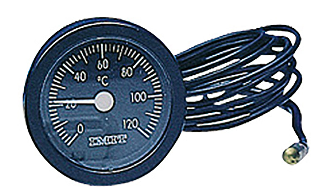 IMIT Kapillar-Fernthermometer,0 bis 120 °C, Kapillare 1500 mm, Ø 57 mm