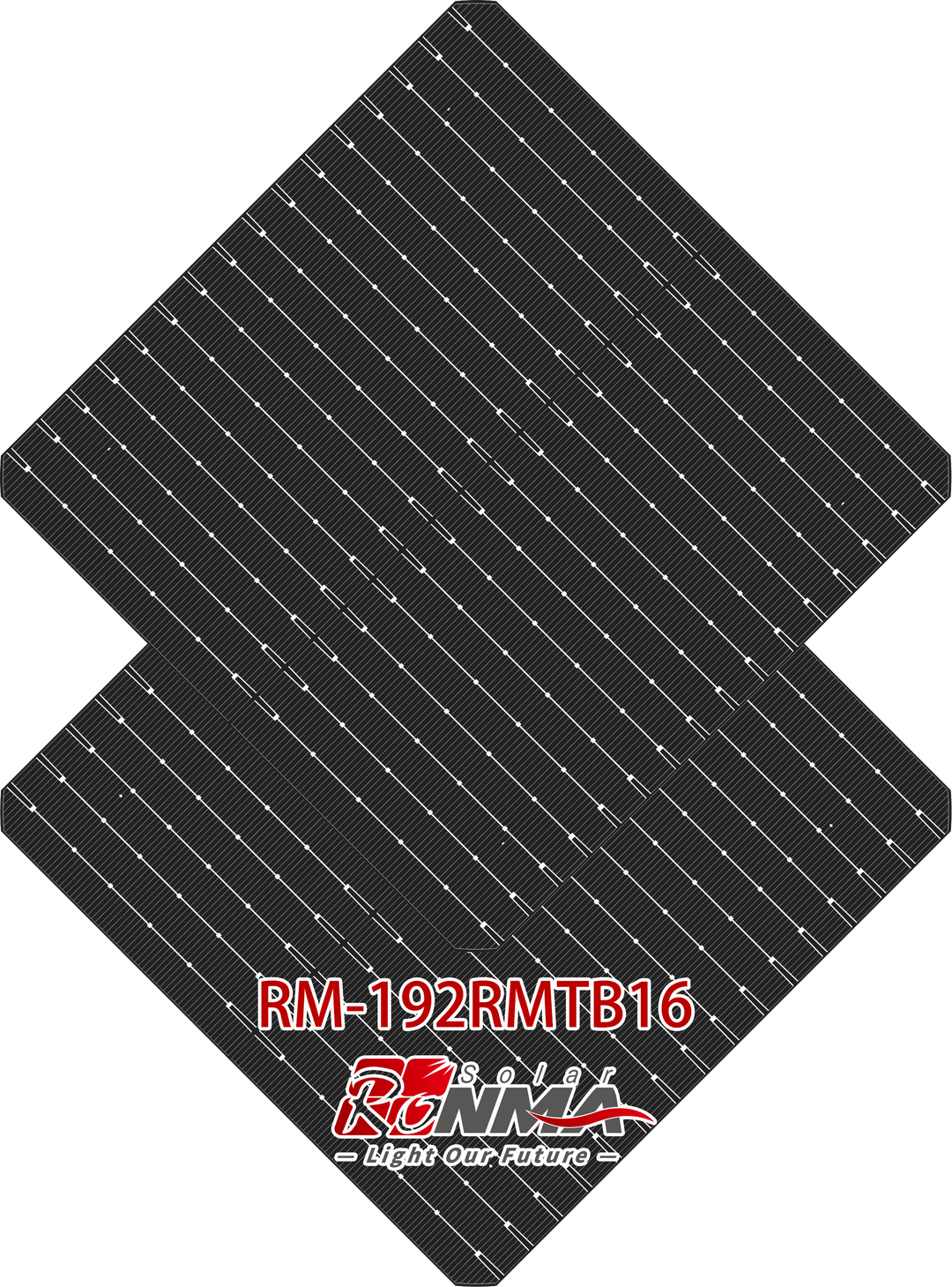 Zhejiang Ronma Solar Group Co,.Ltd. - Zellen - 192R-N-Type 16BB Mono TOPCon Bifacial Solar Cell RM-192RMTB16 - Art. 27085