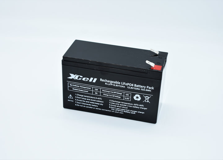 XCELL XCELFP1212S LiFePO4 Akku mit 12,8 V und 12 Ah