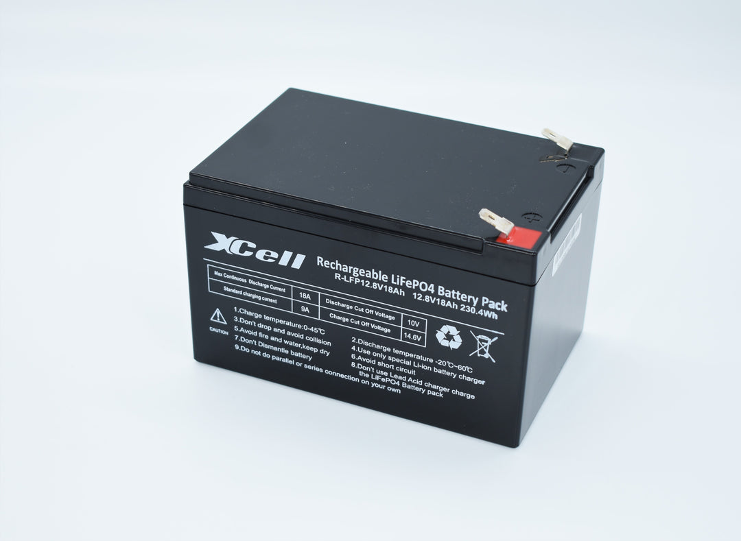XCELL XCELFP1224 LiFePO4 Akku mit 12,8 V und 24 Ah