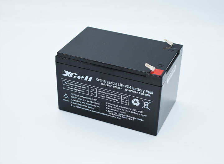 XCELL XCELFP1224 LiFePO4 Akku mit 12,8 V und 24 Ah