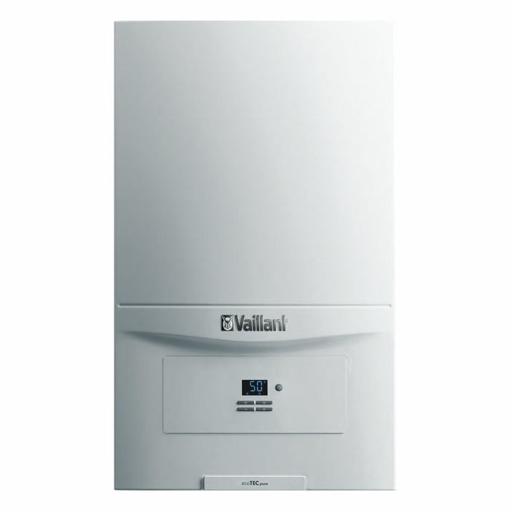 Vaillant EcoTEC Pure 24 kW Erdgas + termostato smart SensoROOM Connect – Gas-Brennwertkessel, 24 kW, Erdgas
