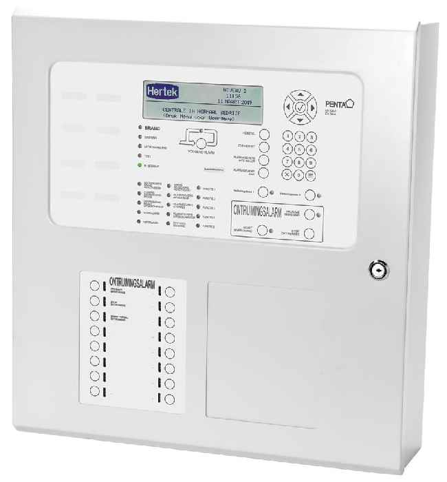 Hertek BIC642 Brandmeldezentrale 2–4 Lussen