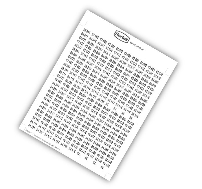Hertek BIM566 Adressierbares Zubehör-Label