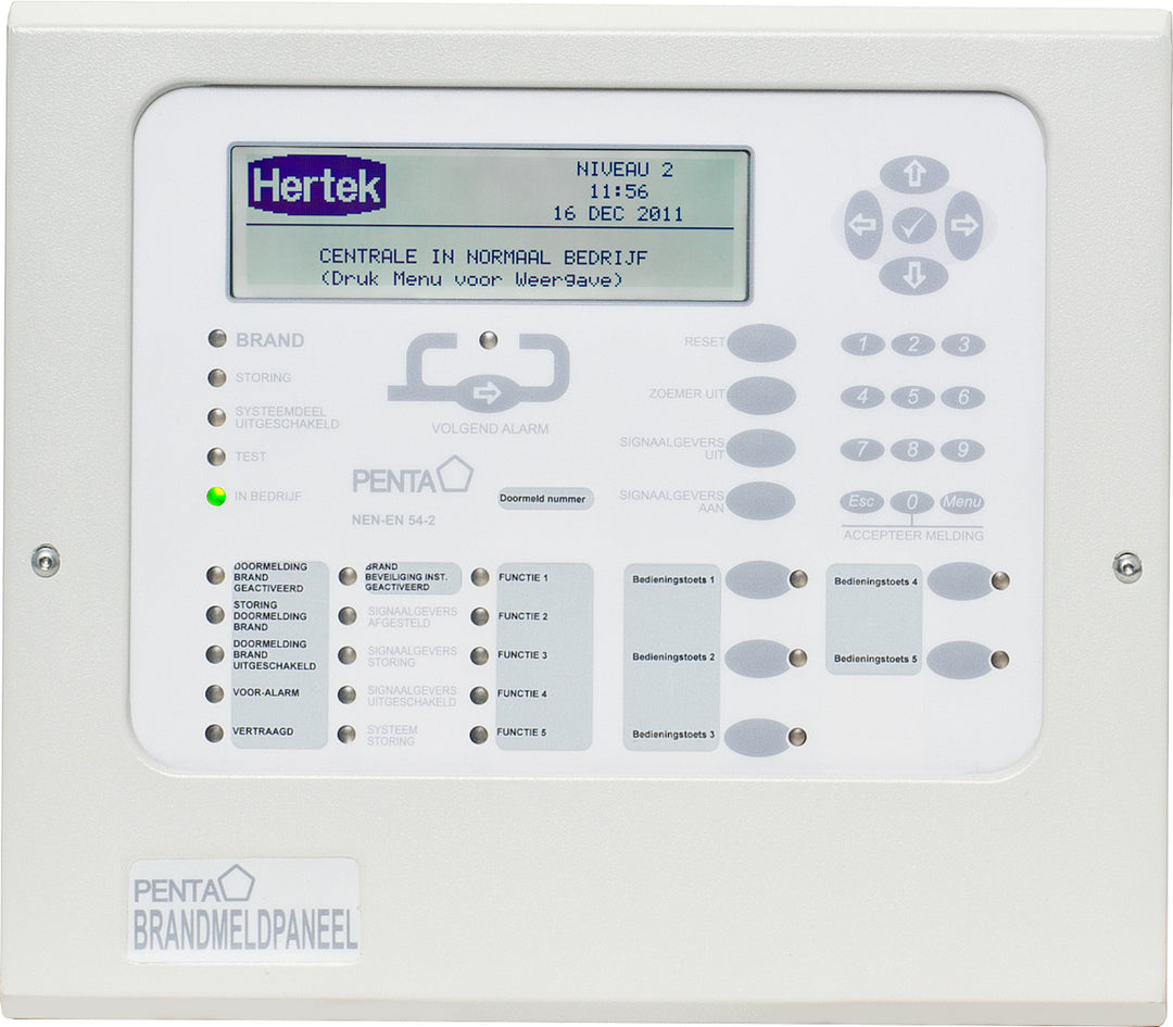 Hertek BIC200 Brandmelde-Bedienpaneel für Penta 5000