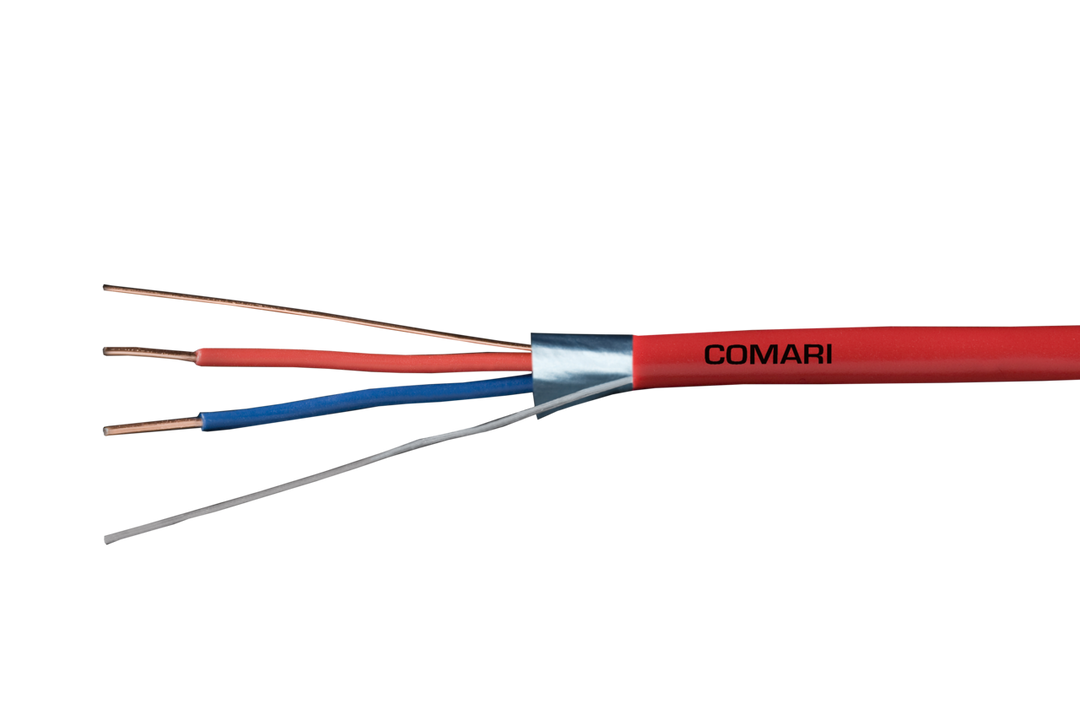 Comari Brandmeldekabel J-H(st)H 1x2x0,8mm Rot B2ca-s1a,d0,a1