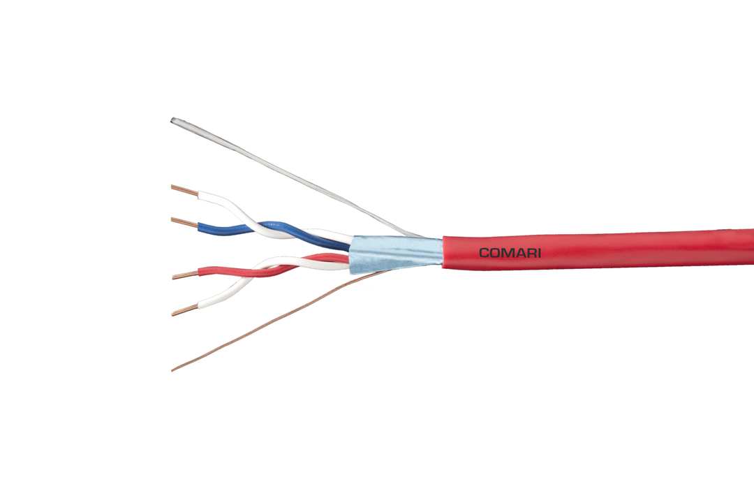 Comari Brandmeldekabel J-H(st)H 2x2x1,0mmq Rot B2ca-s1a,d0,a1
