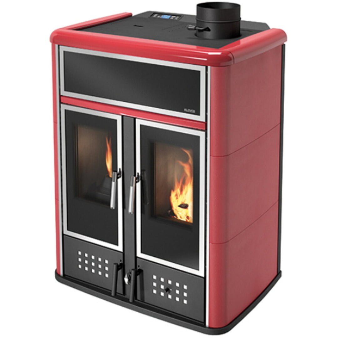 Klover DUAL Trinkwarmwasser – Pellet-/Holzofen (wasserführend), 27,4 kW