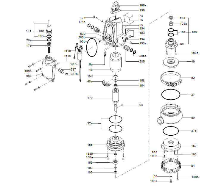 GRUNDFOS Tauchmotorpumpe DP10.50.09.E.EX.2.50B Nr. 96877502
