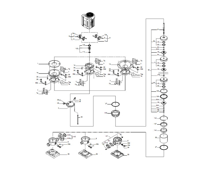 GRUNDFOS CRNE 3-23 Q-CX-T-E-HQQE Art. 99050576