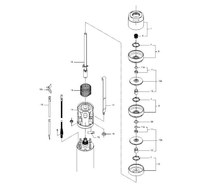 GRUNDFOS Unterwasserpumpe SP 5A-60 Nr. 05171K60