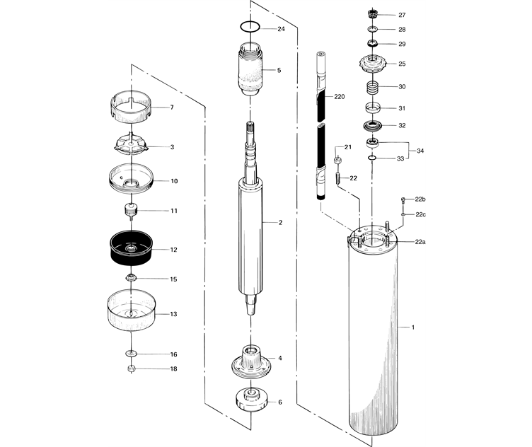 GRUNDFOS Unterwasserpumpe SP 17-6 Nr. 12A01906