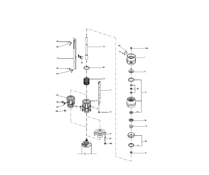 GRUNDFOS Unterwasserpumpe SP 46-1B Nr. 15A019C1