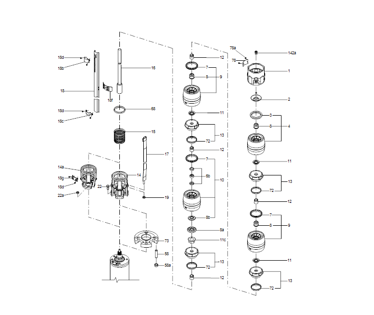 GRUNDFOS Unterwasserpumpe SP 46-9 Nr. 15A21909
