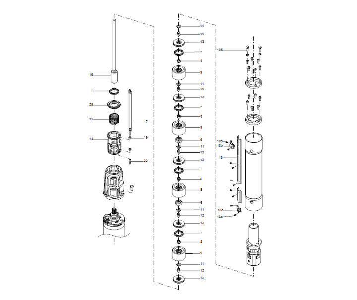 GRUNDFOS  Unterwasserpumpe SP 9-40 Art. 98699071