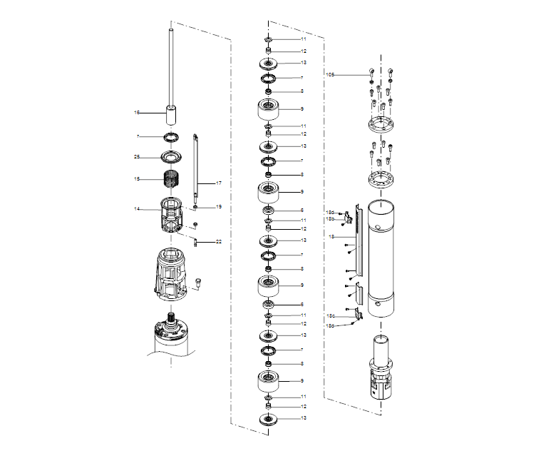 GRUNDFOS Unterwasserpumpe SP 9-75 Art. 98699079