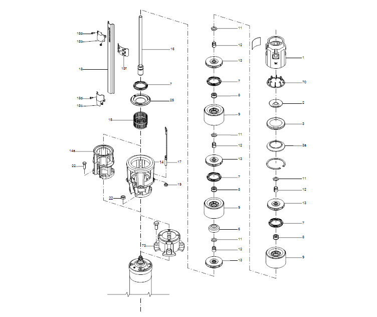 GRUNDFOS Unterwasserpumpe SP 11-7 Nr. 98699314
