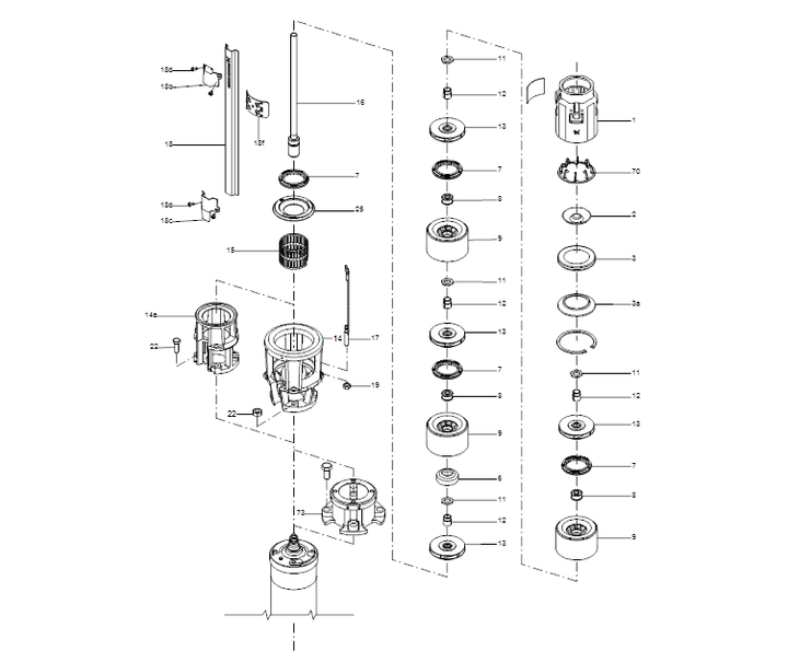 GRUNDFOS Unterwasserpumpe SP 11-7 Nr. 98699314