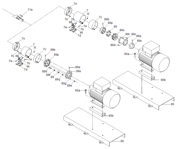 GRUNDFOS Normpumpe NKGE 125-100-250/255 VBIA1F2AVSBQQVRW1 Art.92946590