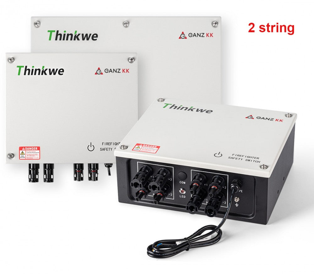 ThinkWe TW-RSD150-40-2 PV-Feuerwehrschalter für 2 Strings, 1500 V DC, 40 A
