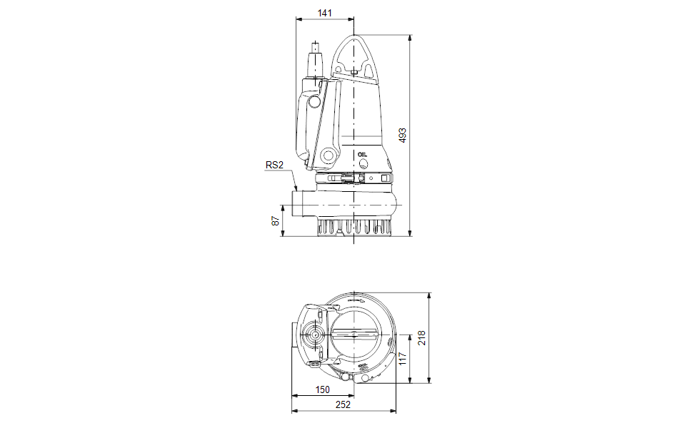 GRUNDFOS Tauchmotorpumpe DP10.50.09.E.EX.2.50B Nr. 96877502