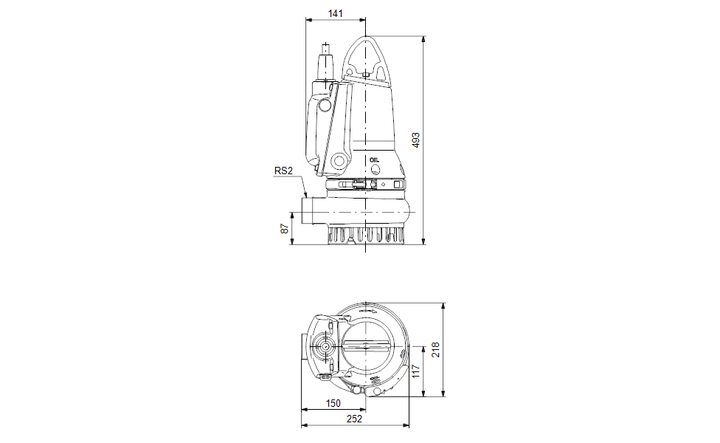 GRUNDFOS Tauchmotorpumpe DP10.50.09.E.EX.2.50B Nr. 96877502