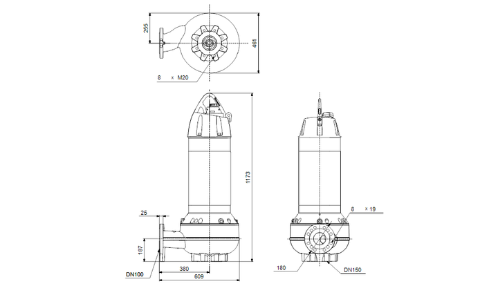 GRUNDFOS Tauchmotorpumpe SL.100.130.4.52H.N.51D.A Nr. 99958994