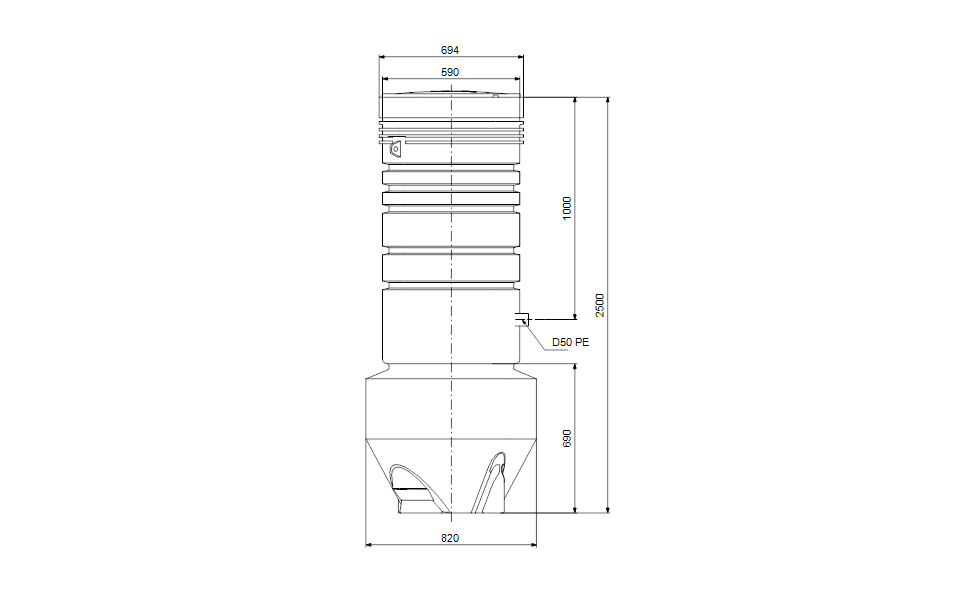 GRUNDFOS PS.R.08.25.S.GC.PE.50.S.AP12 Art. 96641861