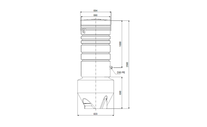 GRUNDFOS PS.R.08.25.S.GC.PE.50.S.AP12 Art. 96641861