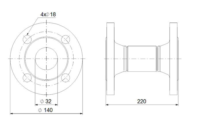 GRUNDFOS Acc.adapter DN32 PN10 220 Art. 98848069